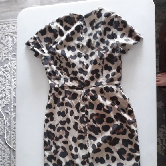 Banana Republic Cheetah Print Work Dress - Picture 2 of 7